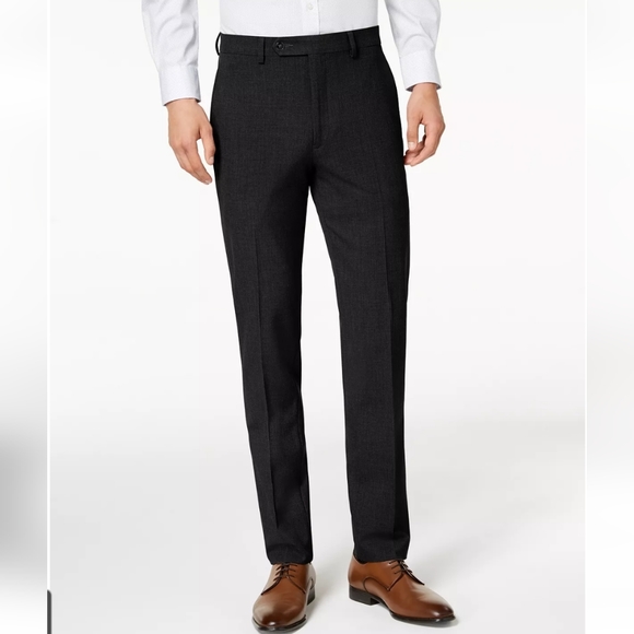 CALVIN KLEIN MENS JERRY BLACK PANTS SIZE W33 L30 NEW WITH TAGS - Picture 2 of 11